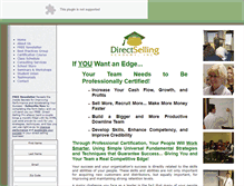 Tablet Screenshot of directsellingacademy.com